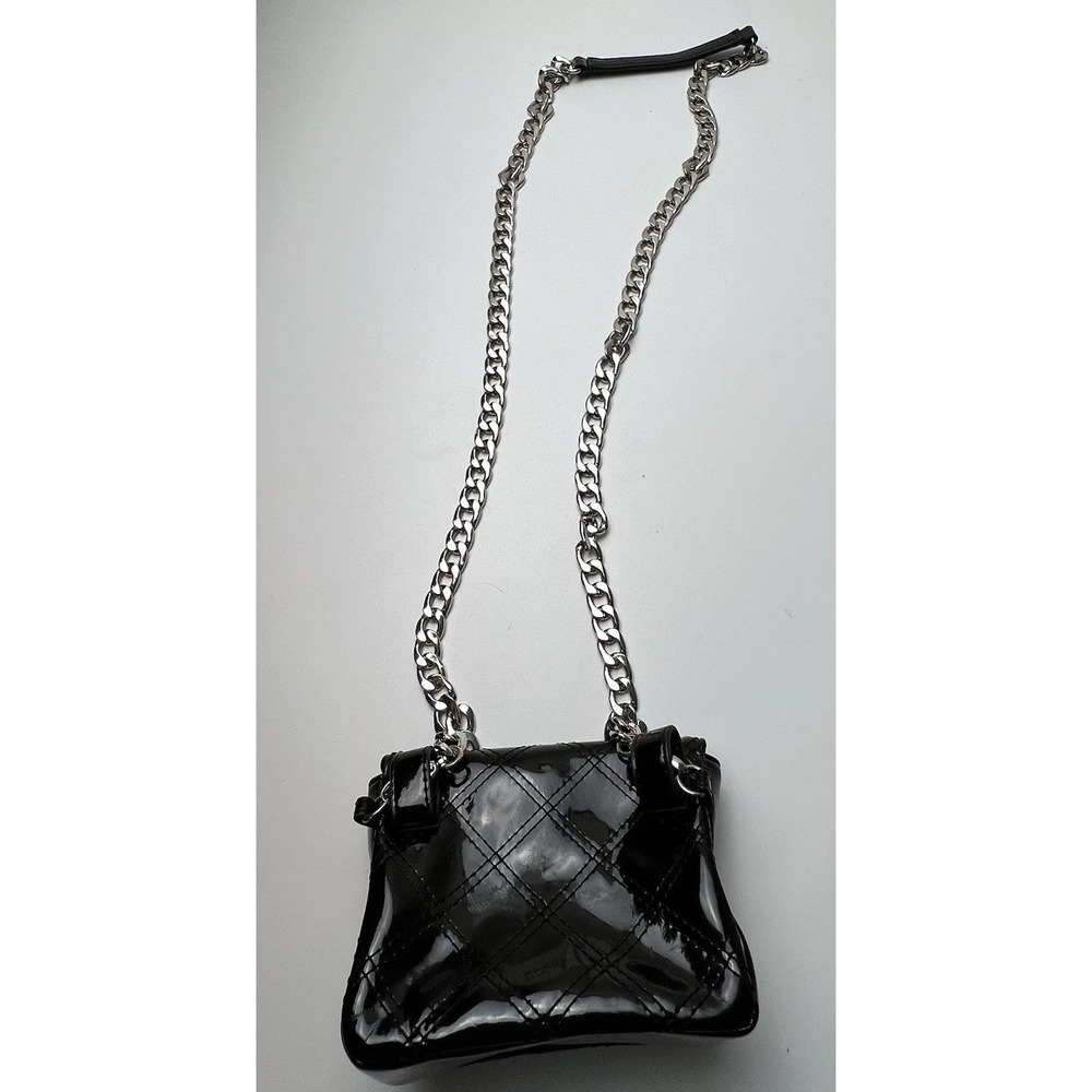 White House Black Market Patent Small Cross Body Fanny Pack Convertible Handbag - Picture 5 of 9